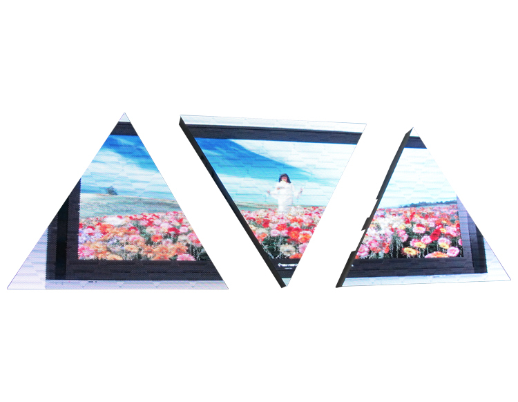 Triangular LED Display