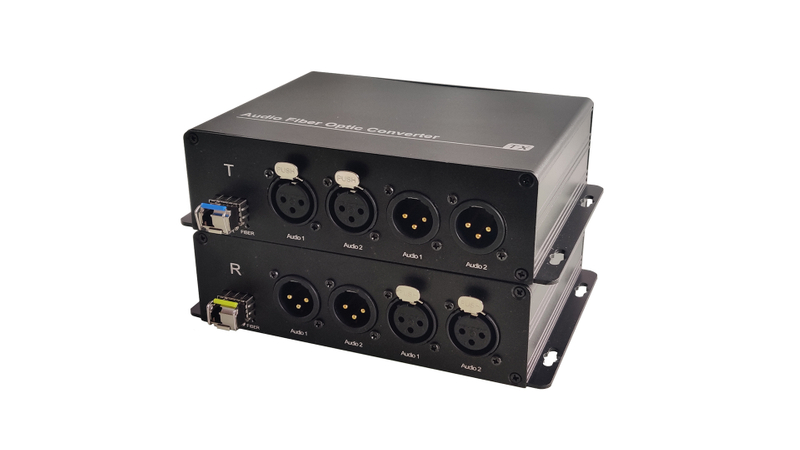 XLR Balanced Audio To Fiber Optical Converter Series
