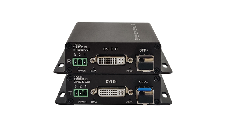 DVI Video to Fiber Optical Converter