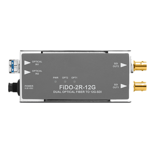 12G SDI Fiber Optic Extender