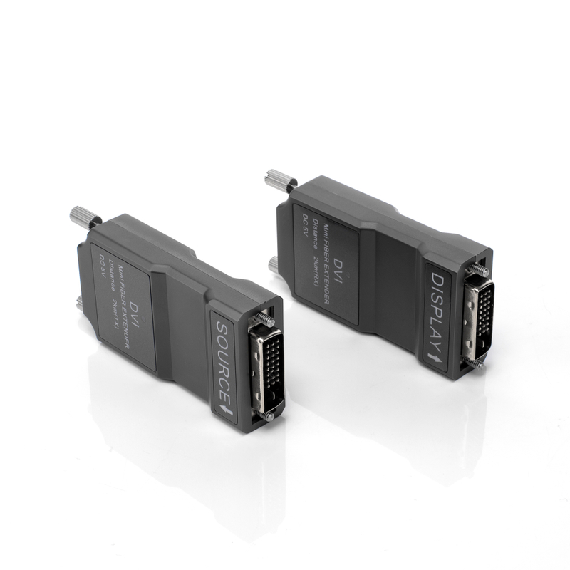 Mini DVI 1.0 Video To Fiber Optical Converter